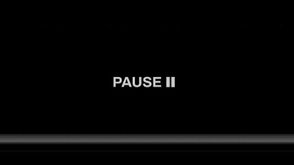 Pausing VHS video tape screen overlay on transparent Background Footage 4K