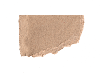 brown paper featuring organic hand torn edges and a naturally visible fibrous texture.