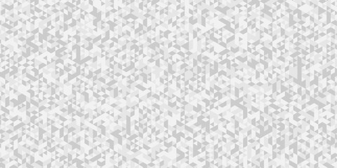Abstract low polygon cubic white and gray vector poly triangle texture. geometric pattern composed of triangular. paper wall tile and metal cube background. triangle wallpaper design.	