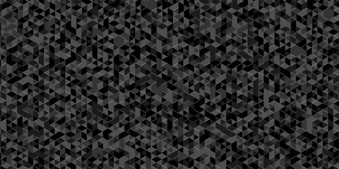 Abstract low polygon cubic black gray black vector poly triangle texture geometric pattern composed of triangular. geometric wall tile and metal cube background triangle wallpaper design.	