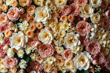 Romantic Floral Blossom Wall D&eacute;cor for Weddings