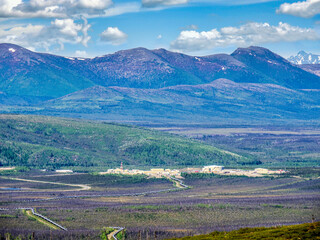 Pump Station No 5 on Dalton Highway, Alaska