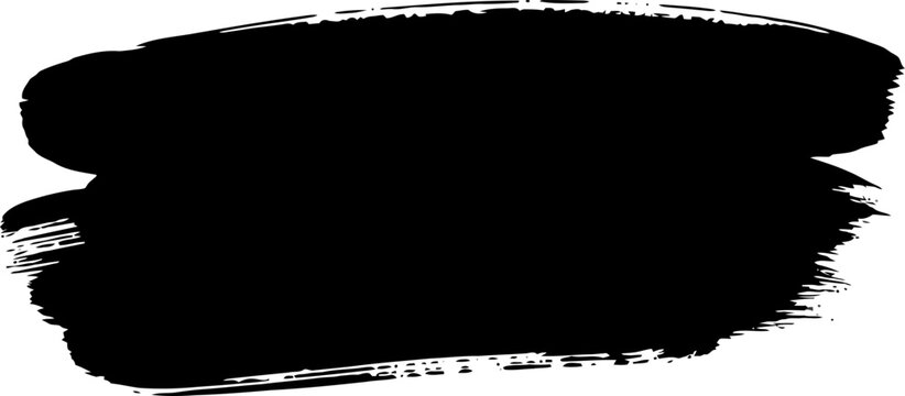 assertive black brushstroke a foundational element for striking, modern design