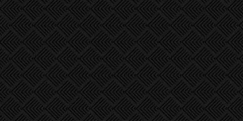 Minimal overlap vector black and gray mosaic gradient Pattern grid metal lines fabric square background. seamless fabric geomatics overlapping create retro line pattern design.	