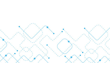 Abstract futuristic technology background. Technology background with crossed lines and dots.