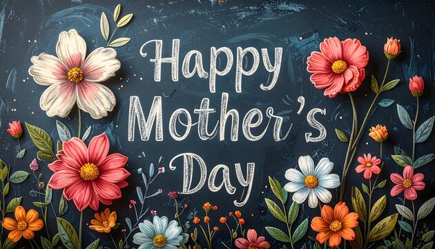 Celebrate Mother's Day with a Floral Greeting Card Design - Powered by Adobe