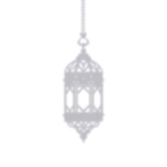 Soft, Intricate Islamic Lantern Shadow Overlay