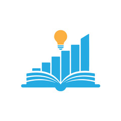 vector illustration of a stack of books