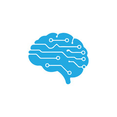 human brain vector illustration