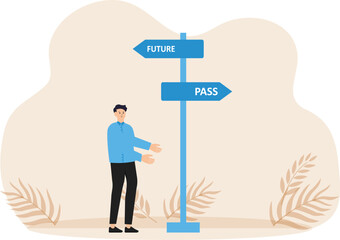 seeing business opportunities and leadership vision looking at company strategy to achieve targets, smart businessman with binocular telescope looking for visionary business.
