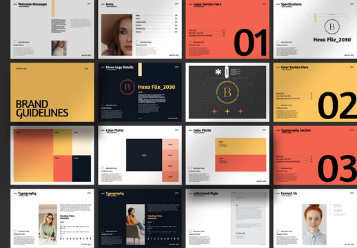 Brand Guideline Borchure Layout