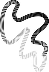 abstract gemoetric lines shape