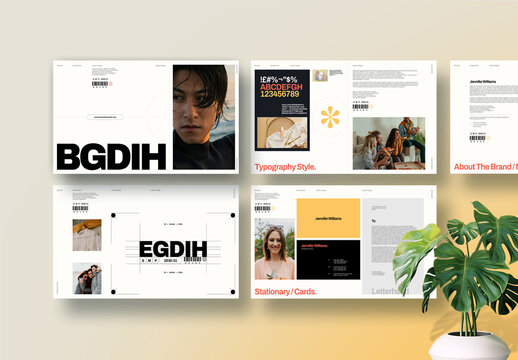 Brand Guidelines Presentation Layout