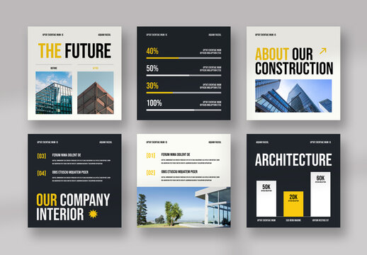 Architecture Social Media Post Layout