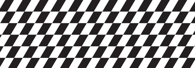 Obraz premium Checkered seamless pattern repeating banners of racing flag stripe speed texture, ideal for backgrounds, fabric and digital graphics. Racing cars and race car stripe, checkered flag, finish line.