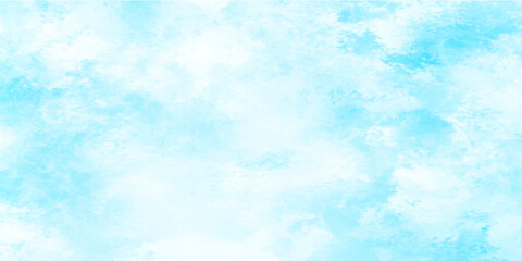 bright grunge sky light blue watercolor background, Light blue blurred grainy and cloudy sky with soft clouds, cloudy and shiny blurred grainy soft splashed texture.