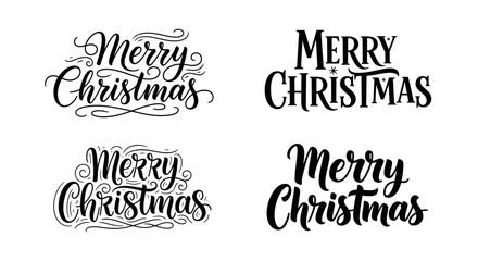 Create festive holiday cheer with Merry Christmas calligraphy designs to add a touch of elegance and joy to seasonal projects and yuletide greetings