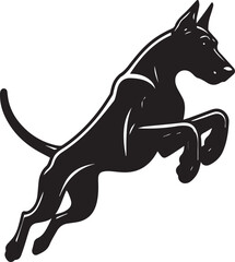 Dobermann Dog Vector 