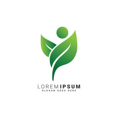 Green Leaf Health Care and Fitness Logo