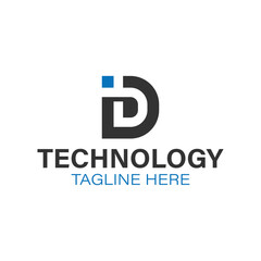 Letter D Audio Wave App Logo Stock Illustrations, Vectors and Clipart.