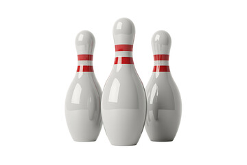 Isolated Bowling Pins
