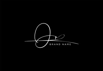 OR letter beauty cursive handwriting logo. vector logo| abstract logo| minimalist logo| brand identity| calligraphy design.