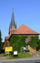 Historical Church in the Village Amelinghausen, Lower Saxony