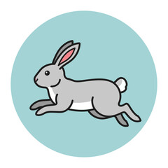 Stylized blue tiger with circuit board pattern and USB tail.