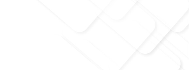 Abstract vector minimal tech gradient white, gray creative triangle geometric technology space rectangle randomly arranged white line background. paper web overlap presentation design.	