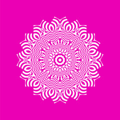 Symmetrical composition of wavy lines. Abstract element for design. Vector illustration. A pattern of deformed stripes. Modern graphic design.