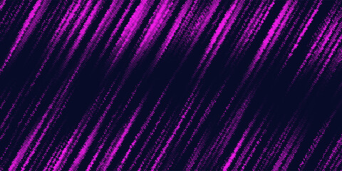 Bright vector illustration of magic sparkling shiny particles and lines on dark background.