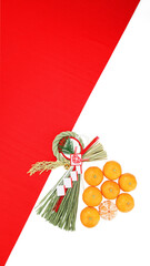 みかんとお正月飾り