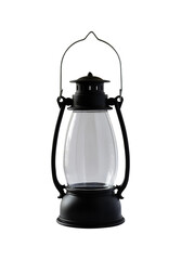 old antique lantern isolated