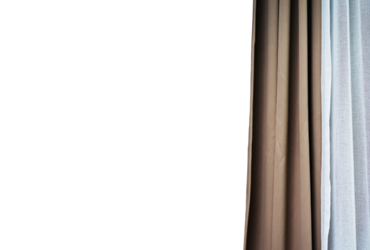 open minimalist curtain background for banner copy space