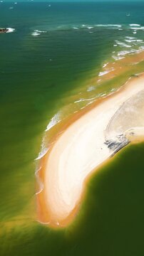 Aerial View of Goa Coastline with Mobor, Betul and Cavelossim Beaches along the Arabian Sea, India, Goa, Goa beach, Aerial beach, 4k reel content