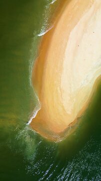 Aerial View of Goa Coastline with Mobor, Betul and Cavelossim Beaches along the Arabian Sea, India, Goa, Goa beach, Aerial beach, 4k reel content