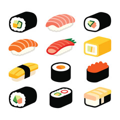 Fresh and delicious sushi