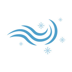 Winter Wind Element Icon