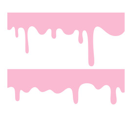 Pink Dripping Strawberry Pattern. Melted Strawberry Cream Texture. pink fluid background. Seamless pattern of melted strawberry pink. Banner seamless pattern.