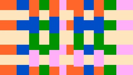colorful geometric blocks background