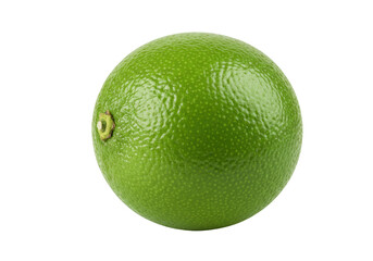 Isolated Green Lime Fruit Still Life, Fresh and Refreshing Citrus, Healthy and Organic Food