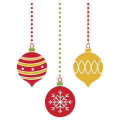 Elegant Holiday Ornaments for Christmas Decoration Design
