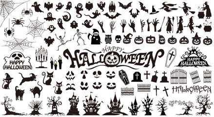 Halloween icon set