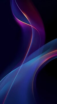 Abstract Glossy Forms with Dreamy Light Effects, background 