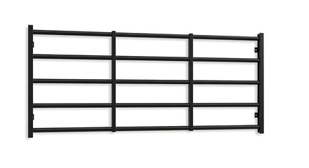 Black Metal Livestock Corral Panel Secure Animal Containment Solution