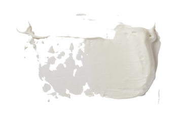 white cream cosmetic texture isolated