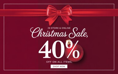 Winter Festival Sale Background