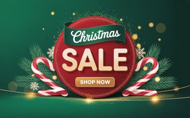 Christmas New Year Offer Background