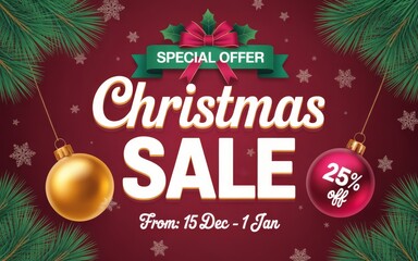 Merry Sale Christmas Poster