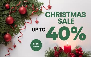 Christmas Big Sale Poster